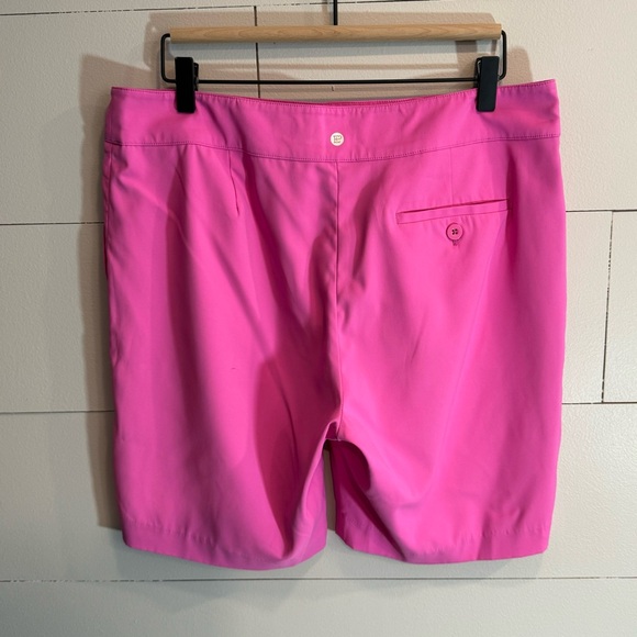 EP New York Tech Stretch Crease Shorts Pink Size 10 - Picture 2 of 9